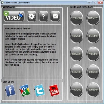 Android Video Converter Box 1.7