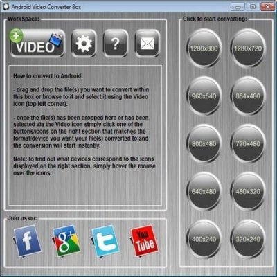 Android Video Converter Box 1.8
