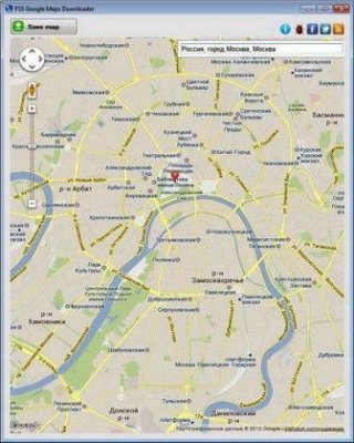 FSS Google Maps Downloader v.1.0.1.1 Portable (2013/Rus/Eng)